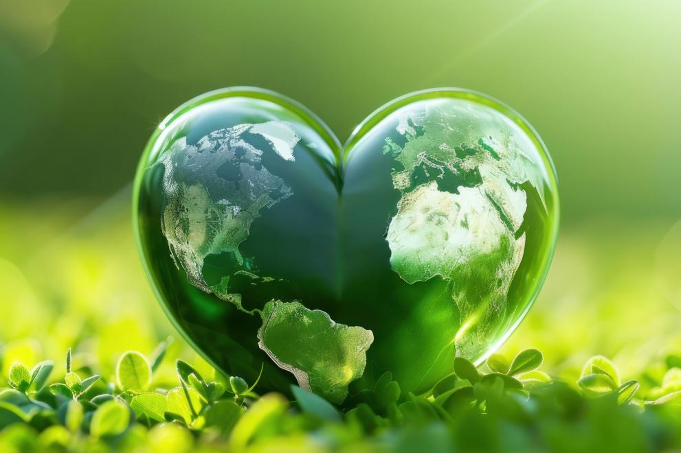 Heart-shaped Earth