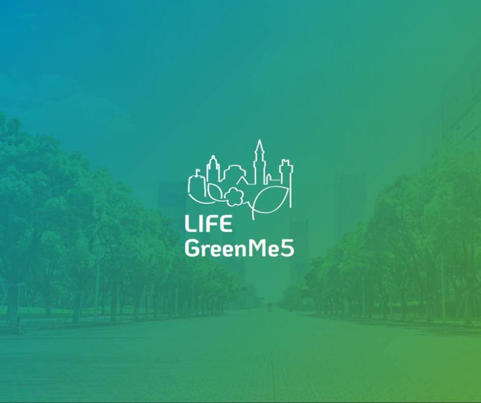 The logo of the LIFE GreenMe5 project